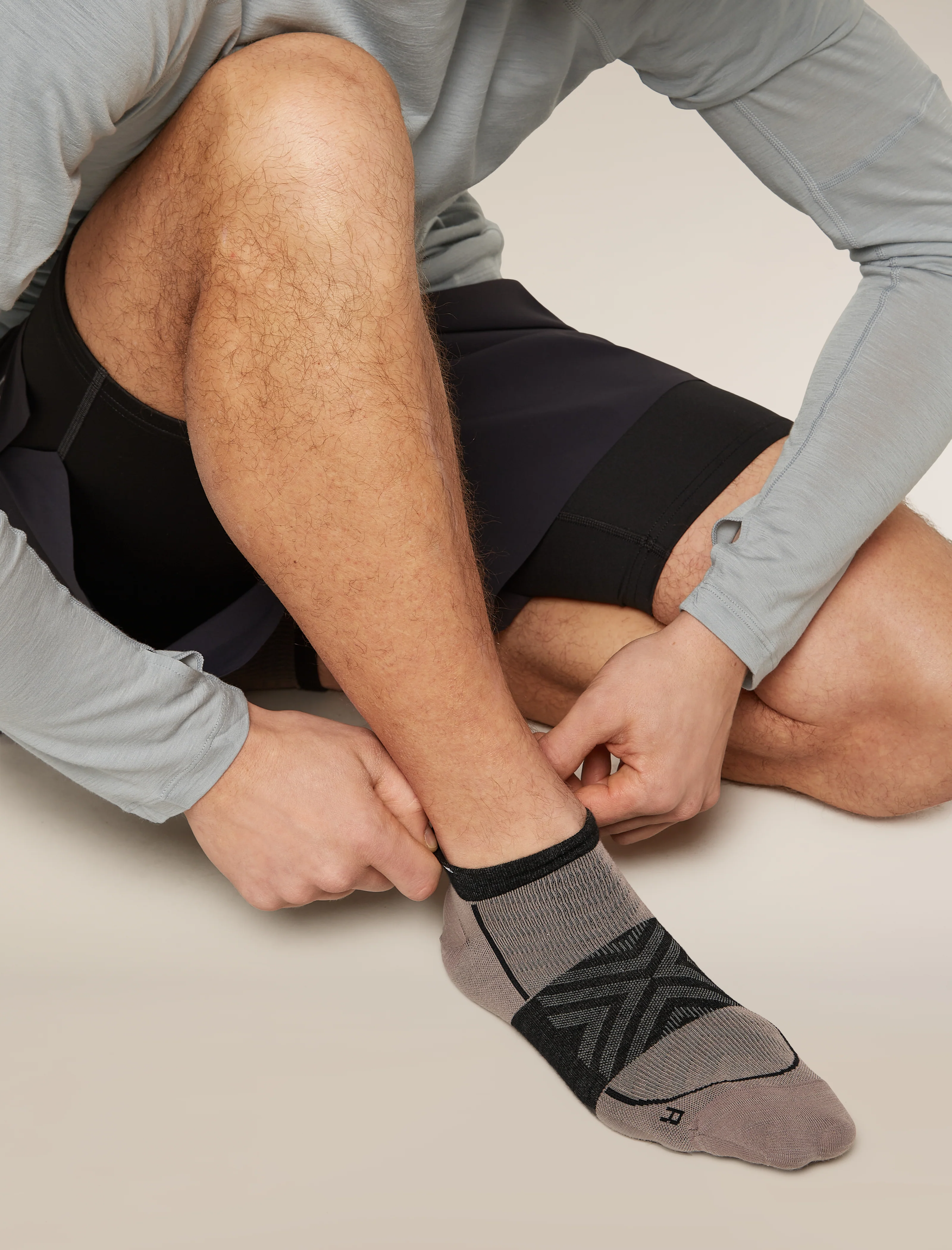 Men's Merino Blend Run+ Ultralight Micro Socks