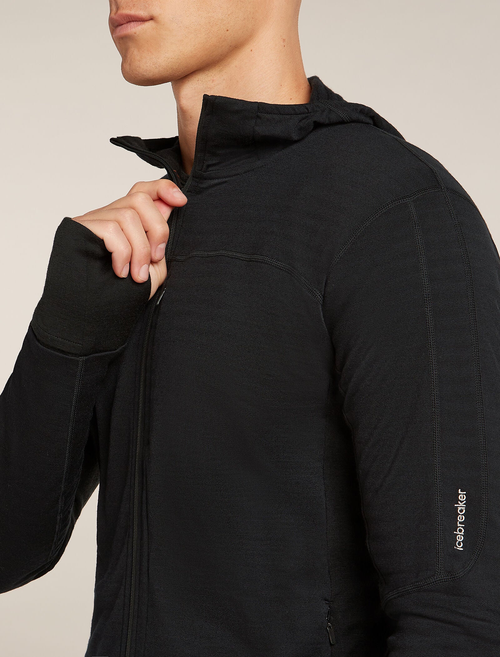 Men's Merino Blend 300 RealFleece™ Descender Long Sleeve Zip Hoodie