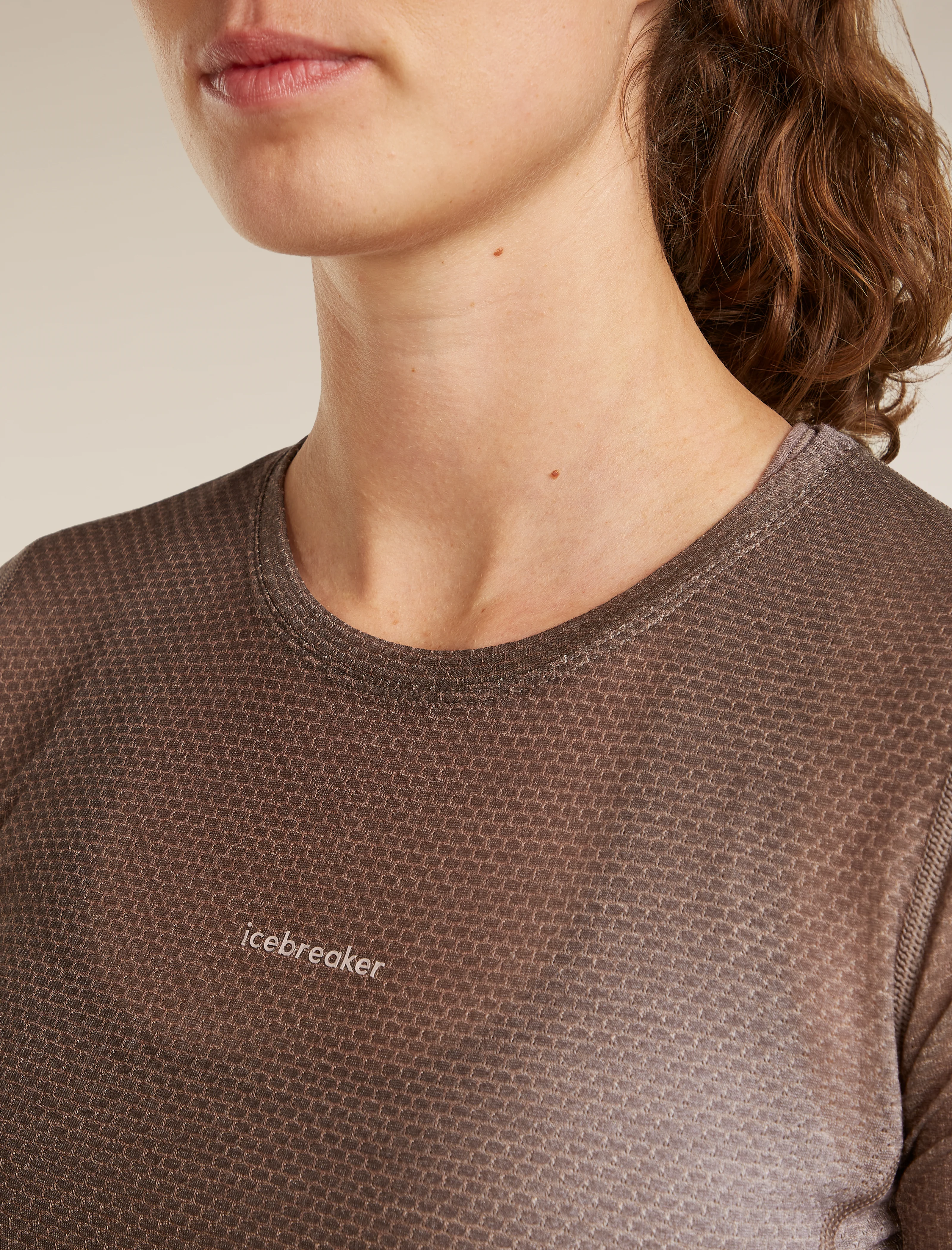 Women's Merino Blend 75 Cool-Lite™ Featherlight™ Short Sleeve Crewe AOP